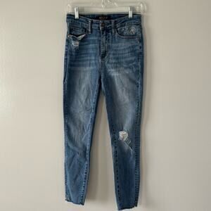 Judy Blue Women's Jeans Dandelion Embroidered Skinny High Waisted trendy